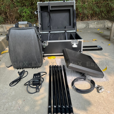 2KM Scanner Policji Wojskowej Jammer Backpack Drone Jammer Omnidirectional & Directional Antenna