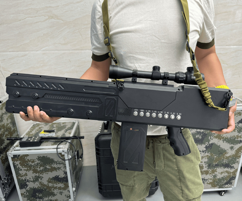 Długodystansowy zakłócacz częstotliwości drona 2,4 GHz Drone Jammer Ręczny pistolet antydronowy