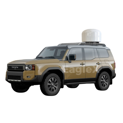 Modyfikacja SUV zamieniona w pojazd antydronowy System anty-FPV wzmacniacz RF 50MHz ~ 6GHz Detekcja uderzenia jammer bezzałogowy