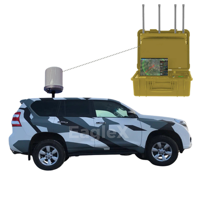 Toyota Prado Modyfikowany pojazd Drone wykrywanie i zakłócanie 360 pełnej przestrzeni powietrznej