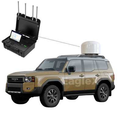 Jeep UAV Jammer Samochód 3000m Antydrone FPV 8000M Pojazd wykrywający