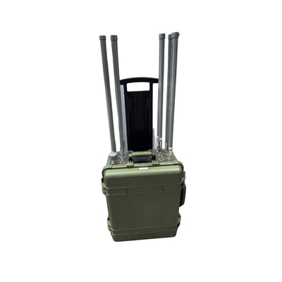 Całkowity antydronowy jammer 900MHz 1.5GHz 2.4GHz 5.8G przenośny jammer bezzałogowy