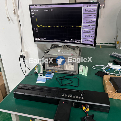 Lekkie 2KM 8 pasmowe antydronowe pistolet FPV 433MHz -5.8G przenośny antydronowy jammer