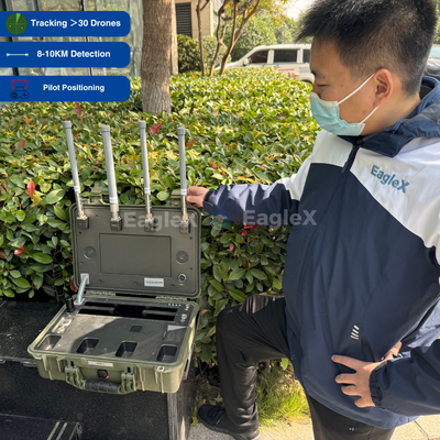 25MHz~6GHz Wszystkie pasma Detektor walizki FPV Detektor bezzałogowy dla koncertów, policji, wojsk, samochodów
