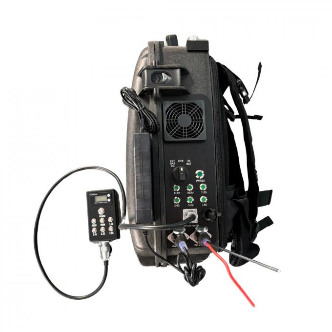 2KM Scanner Policji Wojskowej Jammer Backpack Drone Jammer Omnidirectional & Directional Antenna 0