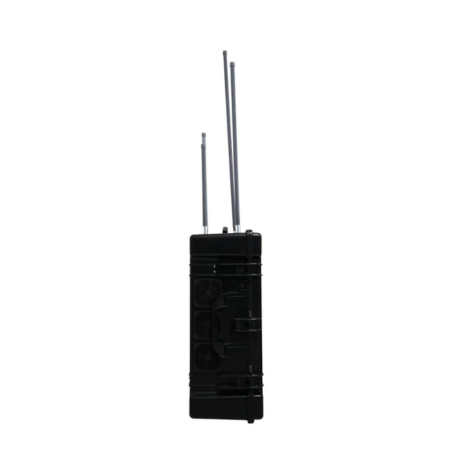 Wydany na zewnątrz Border Defense Drone Signal Scrambler Mobile Military Drone Radio Jammer 2