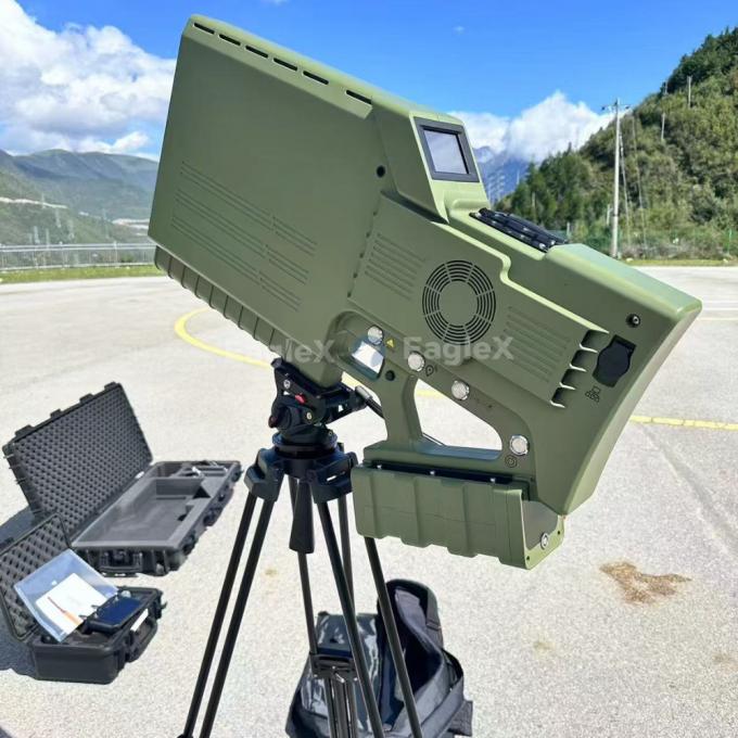 Przenośny GPS Spoofing Drone Jammer z wykrywaniem i zakłócaniem, 3-w-1 Przenośny Drone Defence Device Przenośny FPV Drone Jammer 1